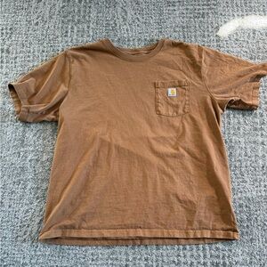 Carhartt Short-Sleeve Pocket Tee in Carhartt Brown